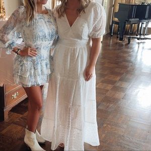 All White Midi Dress